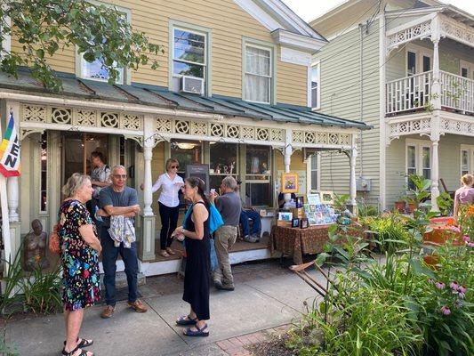 The arts district has pop ups and monthly events in season.