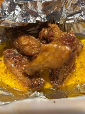 over cooked dry lemon pepper wings