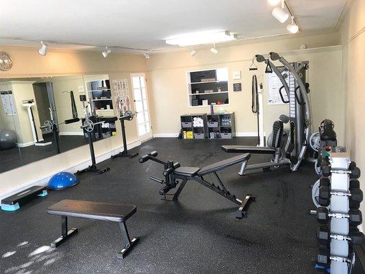 Private facility designed for for 1 on 1 personal training.
