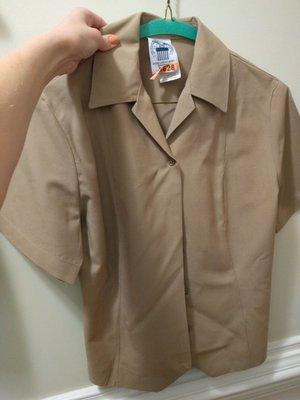 Awful dry cleaning job on my shirt. You can see the wrinkles and the starch. It actually looks worse than when I brought it in.