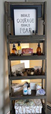 Inhale courage, exhale fear