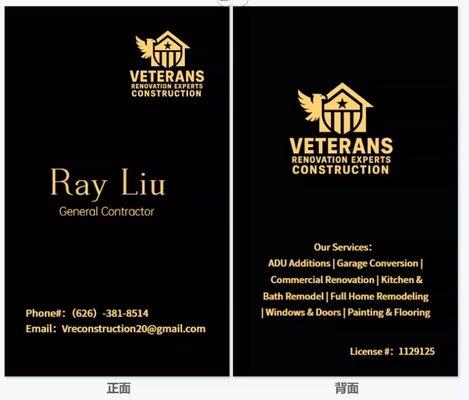 Veterans Renovation Experts Construction