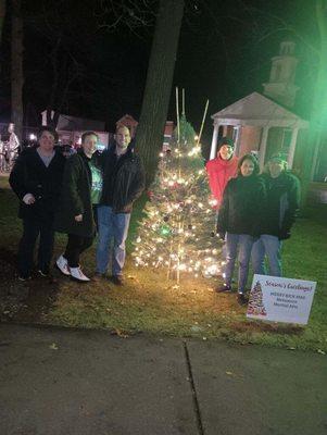 Some of our students for our annual Shine A Light On Metamora event