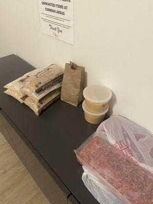 Things family dumped in a common area