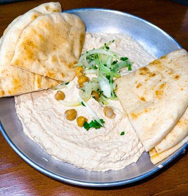 House made hummus served with pita