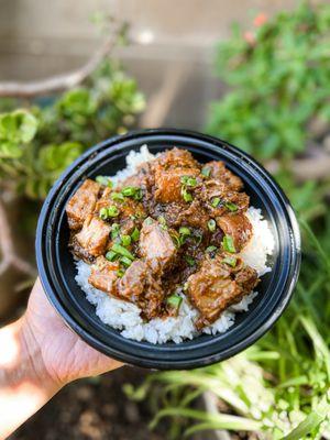 Pork adobo bowl
