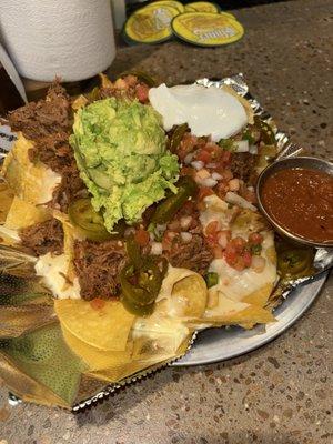 Brisket nacho