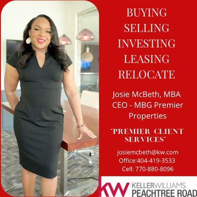 Buying, Selling, Investing, Leasing, and Relocation