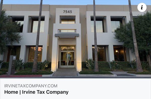 Irvine Tax Company