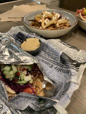 Spicy Harissa Chicken Pita