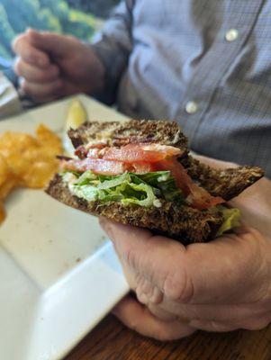 BLT on Marble Rye
