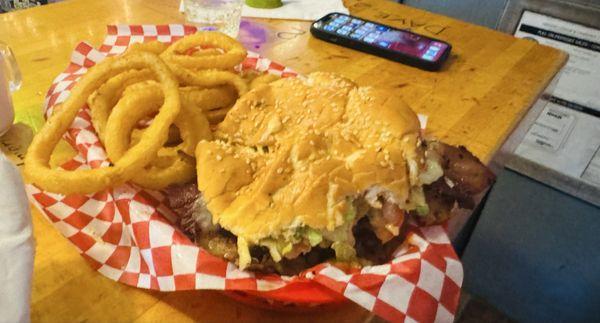 Mushroom Swiss bacon burgers