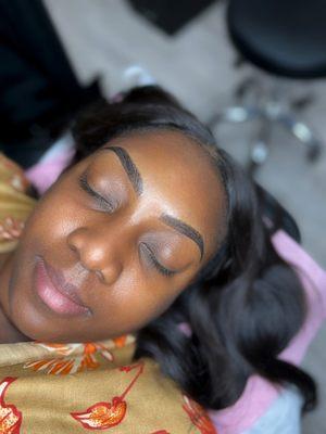 Microshading - Combination of Microblading and Shading