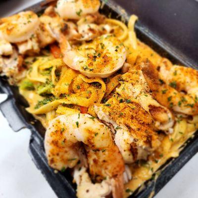 Cajun Shrimp pasta