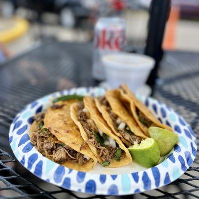 Quesabirria tacos with consommé are delicious!