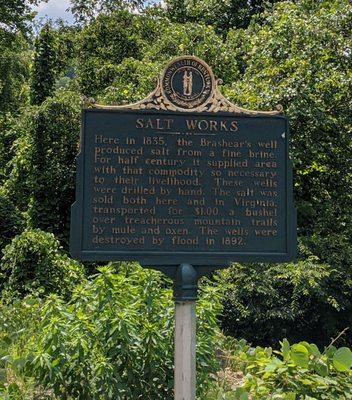 Salt Works Historical Marker