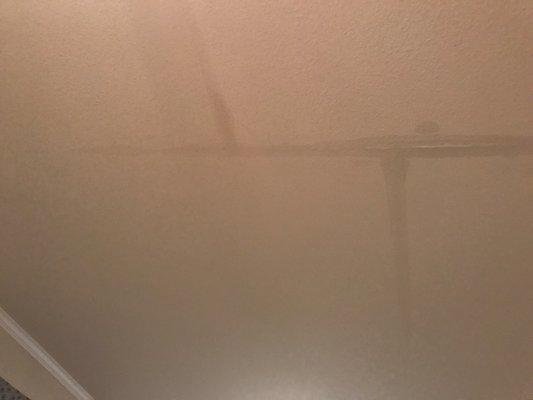 Water lines in ceiling.