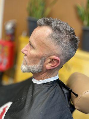 Men's haircut. Beard trim. barbershop for men.