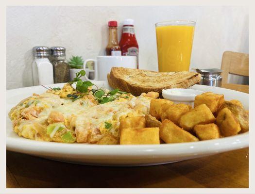 Spanish Mari Vees Omelette.