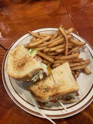 Blta with fries