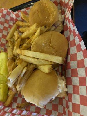 Salmon sliders