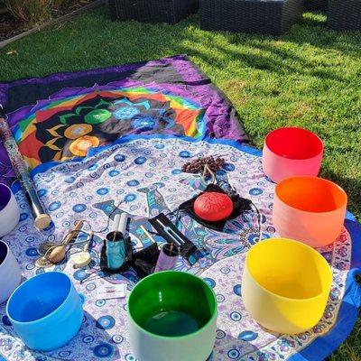 Available for birthday parties, batchelorette parties, meditation gatherings, baby showers any type of family and friend get togethers!