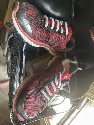 The shoes he dropped for me, a few months in. Still solid