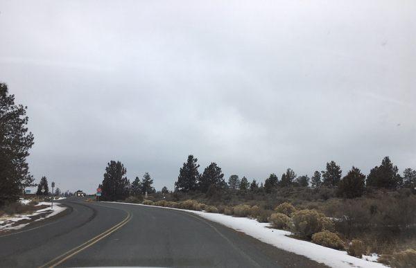 Driving to the place to put my garbage