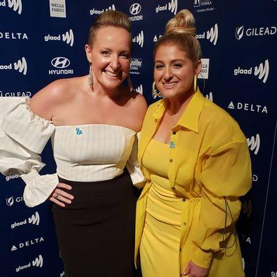 Erin Ward and cohost Megan Trainor