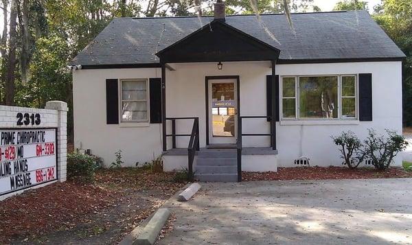 Our little white building