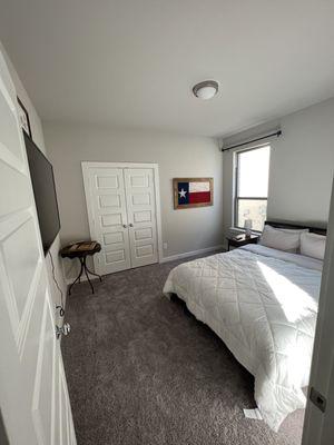 Custom made rustic Texas flag for our guest room