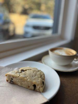Chocolate chip gluten free scone