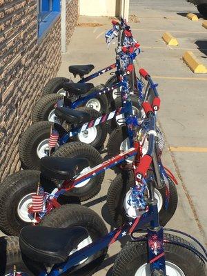 Helping out for Armed Forces day trike races! We help everyone!!!