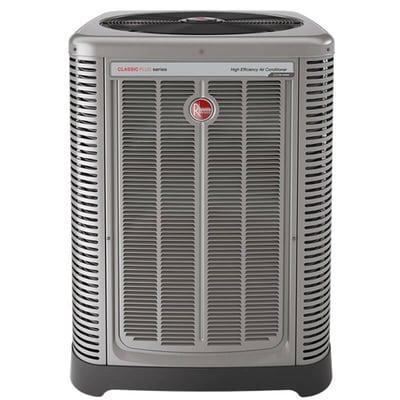 NEW RHEEM 17 SEER THREE Stage Heat Pump.