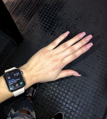 Full set + gel nail polish