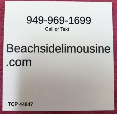 Beachside Limousine