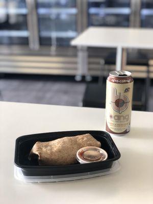 Egg White Burrito- Turkey Bacon, Green Chile, Cheese