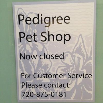 Pedigree Pet Shop