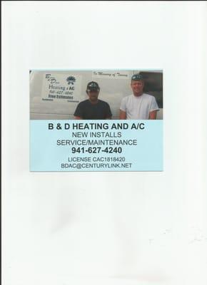 B & D Heating and A/C