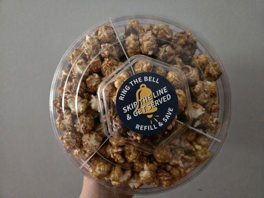 Ring the Bell: slip the line and get served. Refill and Save