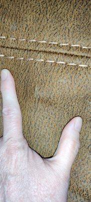 Also had got a rip in the armrest