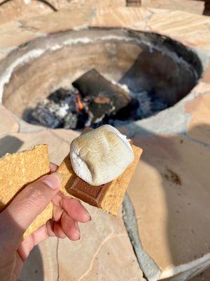 This winery is pairing s'mores with their wines. Oh yeah!