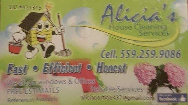 Alicias House Cleaning Service