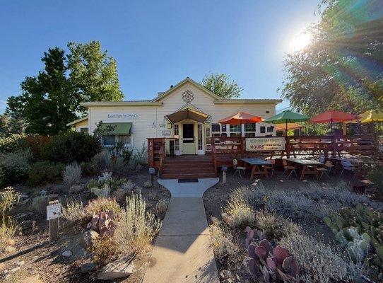 Front entrance view from highway 395- July 2025