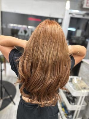 Hair extension transformation