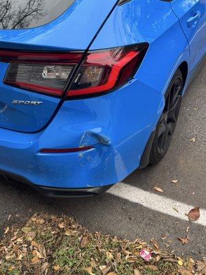 The original damage.