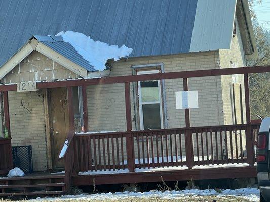 The white piece of paper has their business name on it.