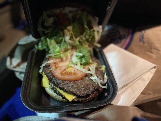 Double 1/2 Lb Cheeseburger