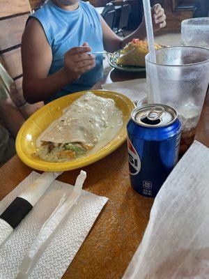 The regular burrito