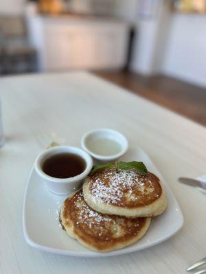 Side order mochi pancakes